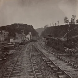 Il passo di Allatoona, veduta verso nord, Georgia