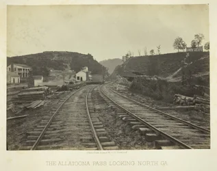 Il passo di Allatoona, guardando verso nord, GA