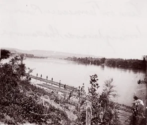 Vista sul fiume Tennessee verso Chattanooga, ca. 1864