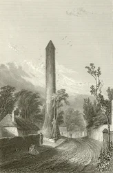 La Torre Rotonda di Clondalkin, Dublino, Irlanda