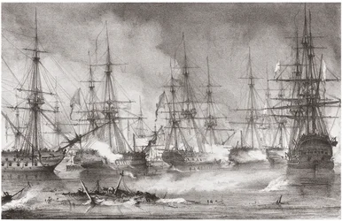 La battaglia navale di Navarino del 20 ottobre 1827, 1828