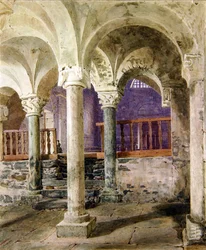 Cripta di San Nicola Giornico, Canton Ticino, Svizzera