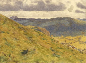Valle del Teme, una mattina di novembre soleggiata, 1960
