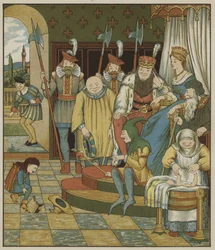Illustrazione per Rumpelstiltskin dei Fratelli Grimm