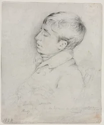 Ritratto di Welby Sherman addormentato su una sedia, 1828