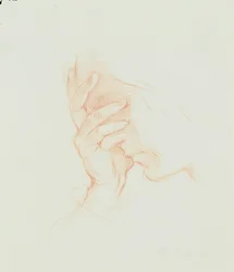 Studio della testa di una donna, c.1835