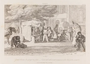 Bancarella di Frutta, Parigi, c.1821