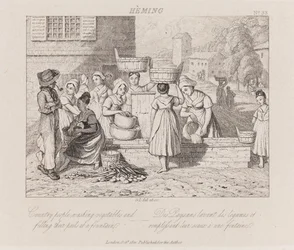 Lavando verdure, Heming, c.1821