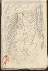 Nudo seduto