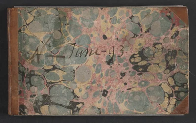Album di schizzi contenente disegni relativi al *Paradiso perduto* di John Milton