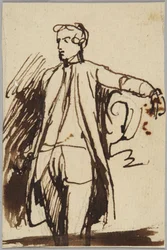 Figura maschile in piedi