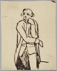 Figura maschile in piedi