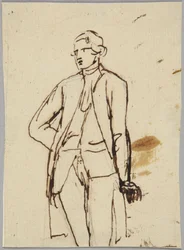 Statua di uomo in piedi