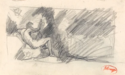Studio di una figura sconosciuta