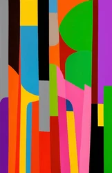 Shifting Perspectives, 2025 (acrilico su tela)