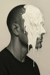 Crollo morbido, 2025 (acrilico su tela)