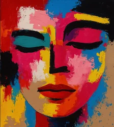 Tangled Frequencies, 2025 (acrilico su tela)