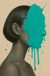 La fioritura silenziosa, 2025 (acrilico su tela)