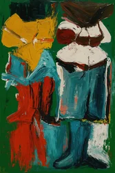 Unspoken Bodies, 2025 (acrilico su tela)