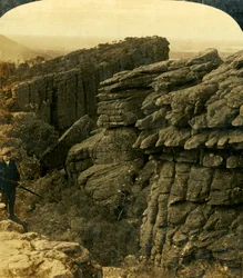 Il bordo del Paese delle Meraviglie, Grampians, Victoria, Australia, 1908