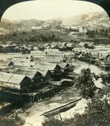 Il villaggio di Ela-Varia, Nuova Guinea britannica, c. 1909