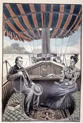 A bordo del loro yacht a vapore (pagina 384) in 