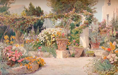 Un giardino italiano, c1903