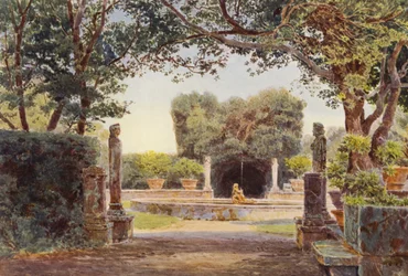 Giardini italiani: Villa Piatti, La passeggiata sulla baia