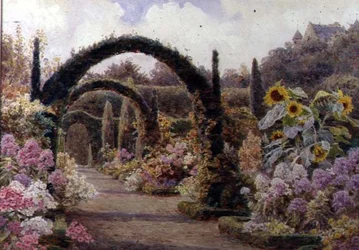 Gli archi di tasso, Castello di Murthly, Perthshire