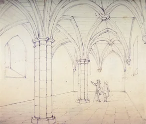Cripta di San Michele, Aldgate, Londra, c. 1820