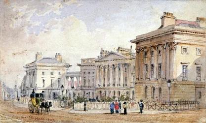 Veduta di Clarence Terrace nel Regent
