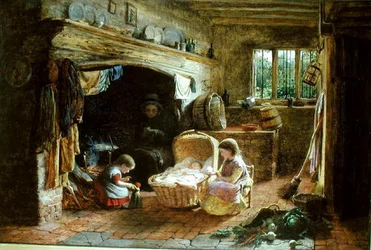 Un focolare di cottage