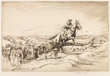 2° Lancieri a Epehy, 1° dicembre 1917