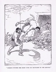 Il mare lo lanciò proprio sopra la sua spalla a terra, da Gli Eroi pubblicato da George Allen e Unwin 1929