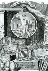 Ex libris di Lord Harley, 1741