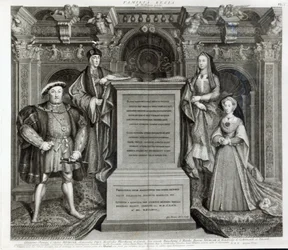 Familia Regia, o La famiglia di Enrico VIII, 1742