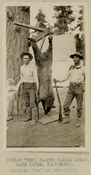 Indiano "Ben", famoso scout Washoe. Lago Tahoe, California