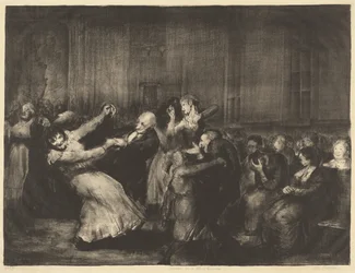 Danza in un manicomio, 1917