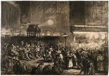 Notte elettorale a Times Square
