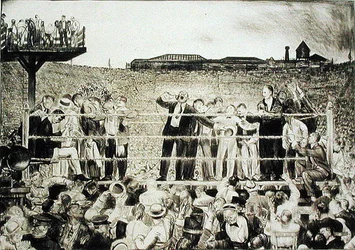 Presentazione di Georges Carpentier: il combattimento Dempsey-Carpentier