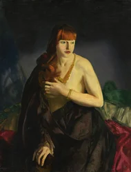 Nudo con capelli rossi, 1920