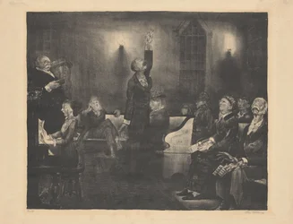 Riunione di preghiera, seconda pietra, 1916