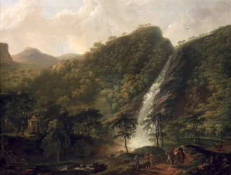 Veduta della Cascata di Powerscourt
