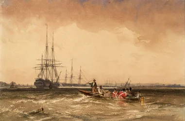 Sul Medway (Marines che vanno verso l