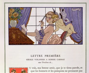 La prima lettera, illustrazione da 
