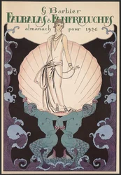 Falbalas et Fanfreluches, Almanacco per il 1924, copertina, di George Barbier, stampa