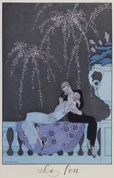 Fuoco, da "Falbalas  Fanfreluches, Almanach des Modes Présentes, Passées et Futures" (Falbalas  Fanfreluches, Almanacco delle mode presenti, passate e future)