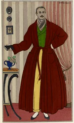 Uomo con vestaglia