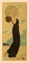 Les Mysteres, illustrazione da Les Chansons de Bilitis, di Pierre Louys, pub. 1922