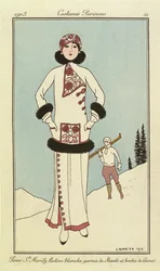 Pour St.Moritz, Tavola da "Costumi Parigini"
